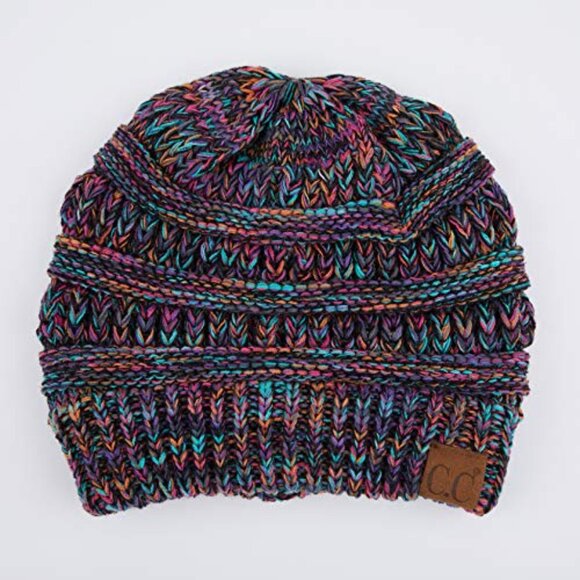 Chunky Cable Knit Beanie Thick Soft Warm Unisex Winter Hat Pull-On main image 6